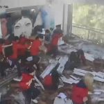 El video que mostró el drama del terremoto en el Fabio Vásquez