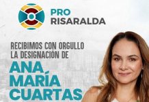 Ana María Cuartas asumirá la gerencia del Fondo Milagro para Risaralda
