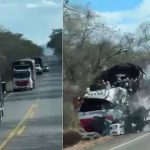Dos conductores lesionados tras fuerte choque: investigan posible microsueño