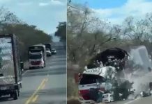 Dos conductores lesionados tras fuerte choque: investigan posible microsueño