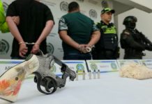 Golpe al microtráfico en Manizales: dos capturados y armas de fuego incautadas